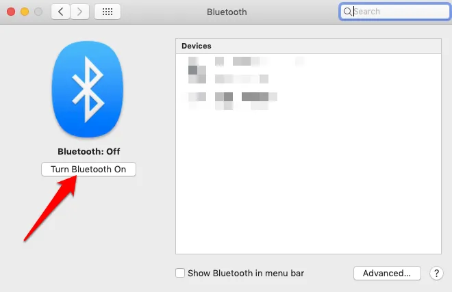 solucionar problemas Bluetooth Mac