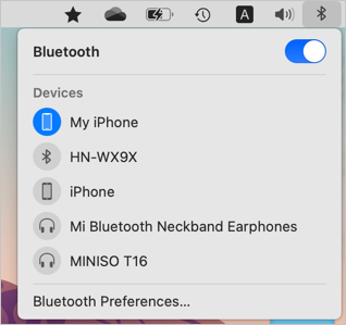 Conectar Bluetooth en Mac